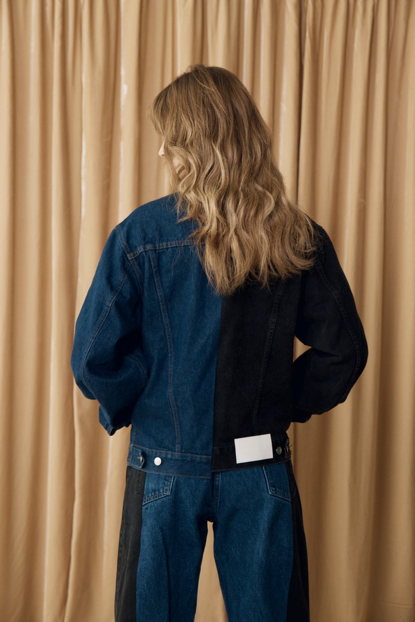 The Classic Denim Jacket Black Dark Blue - E.L.V. Denim
