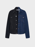 The Classic Denim Jacket Black Dark Blue - E.L.V. Denim
