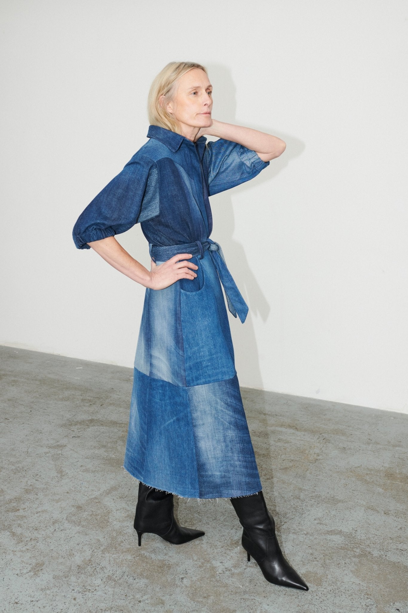 Willow Dress Denim Blue - ELV Denim