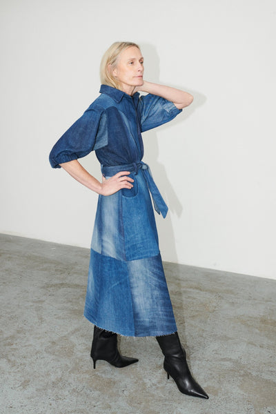 Willow Dress Denim Blue - ELV Denim