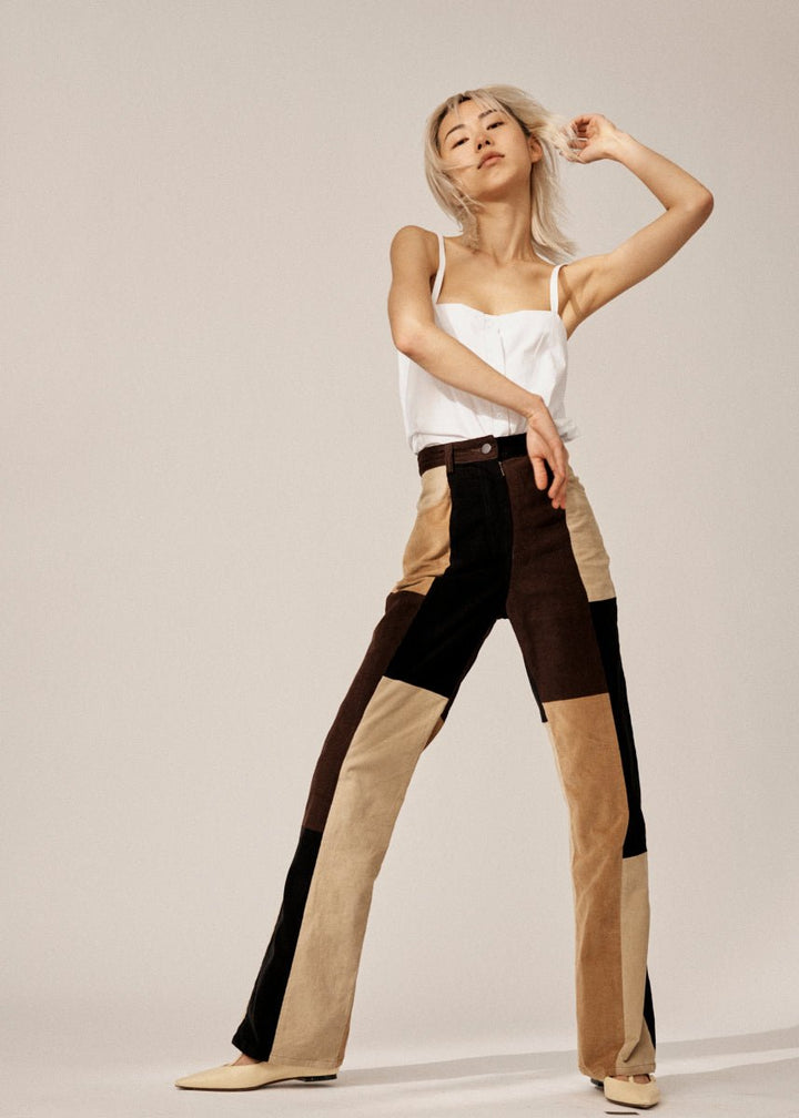 パンツ 70s Levi's Corduroy Patchwork Flare Corduroy Patchwork Flare – ELV Denim