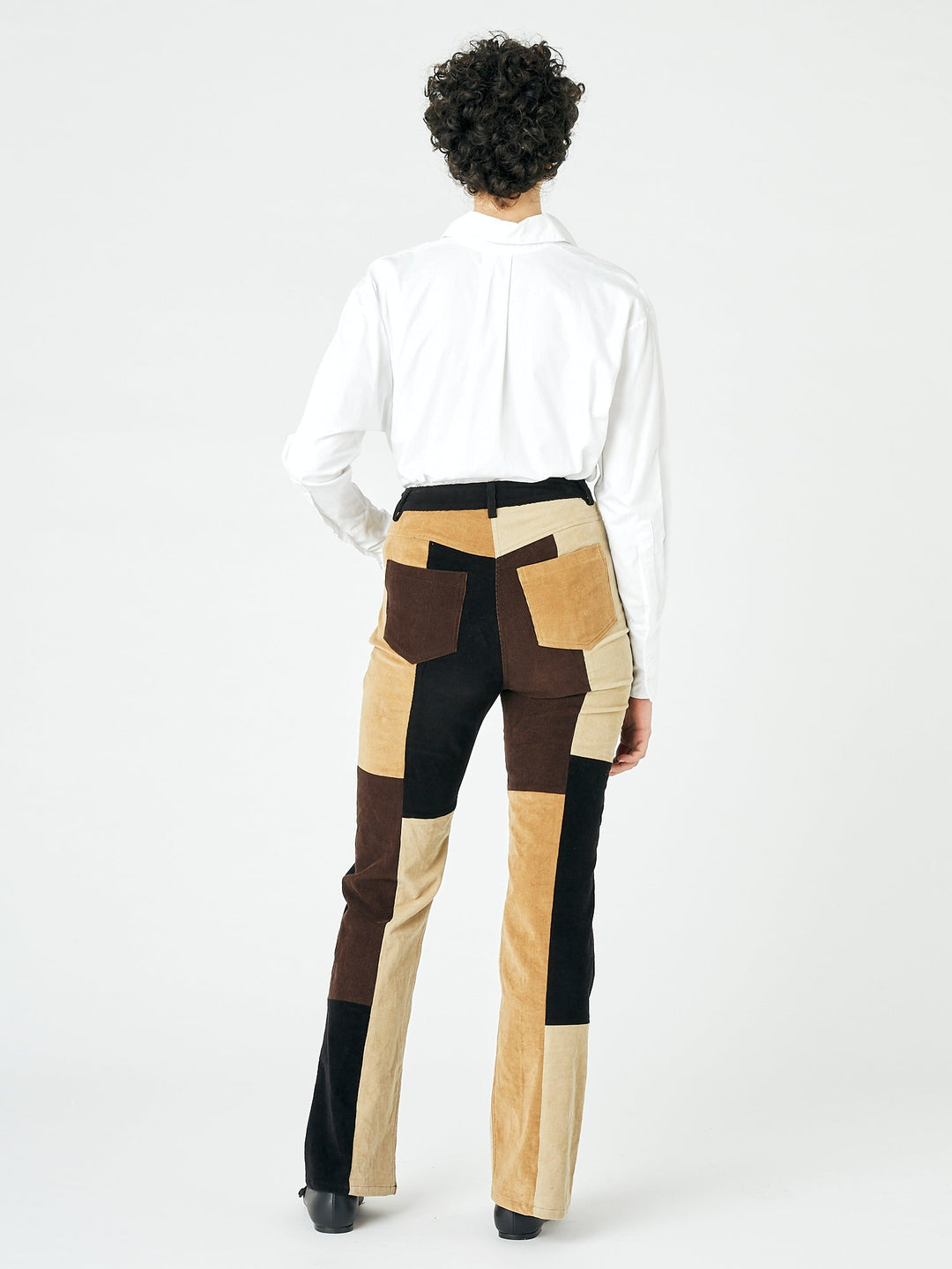 Corduroy Patchwork Flare – ELV Denim