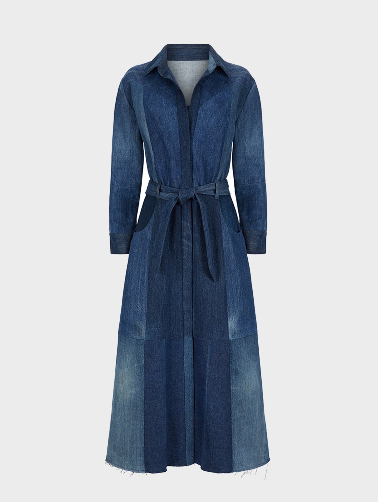Dark Blue Denim Dress - E.L.V. Denim