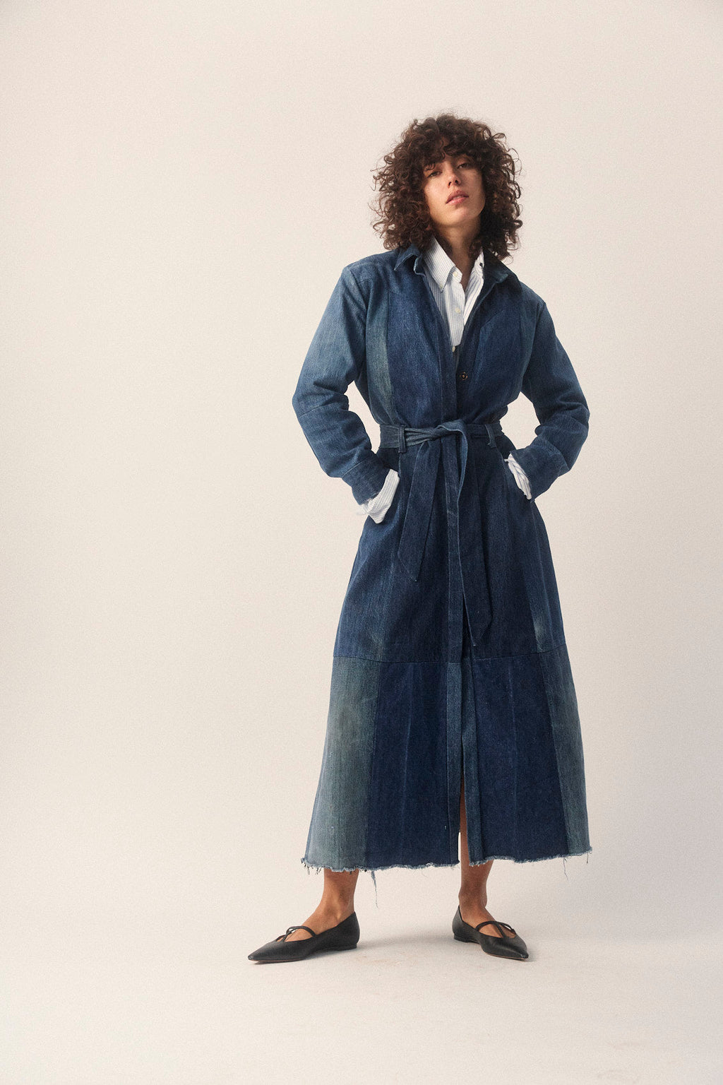 Dark Blue Denim Dress - E.L.V. Denim