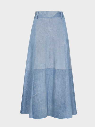 Frankie Denim Skirt Light Blue - E.L.V. Denim