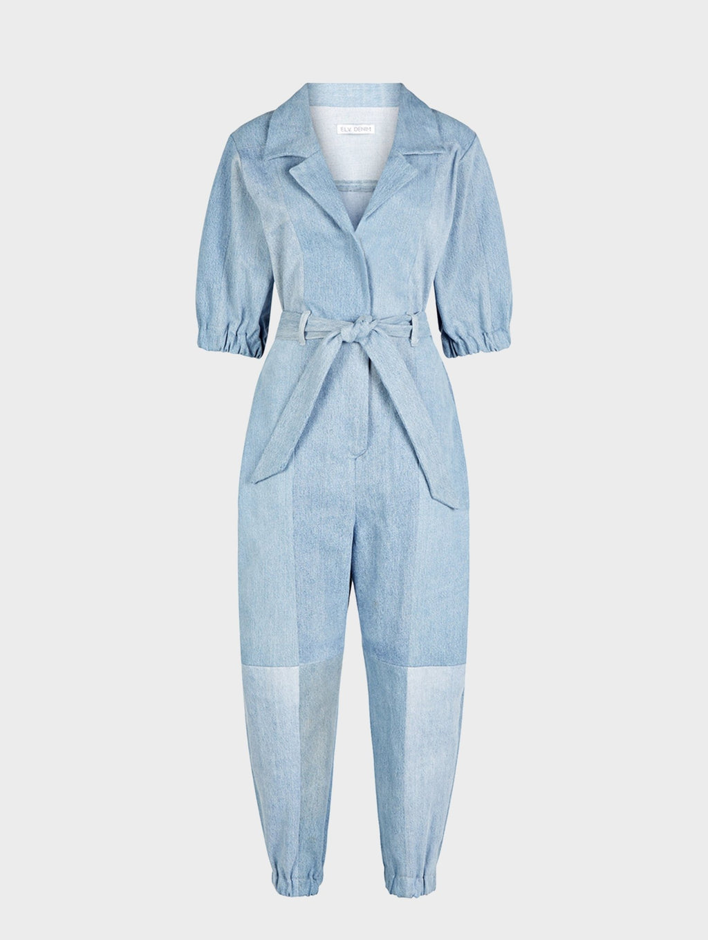 Light Blue Classic Denim Jumpsuit - E.L.V. Denim