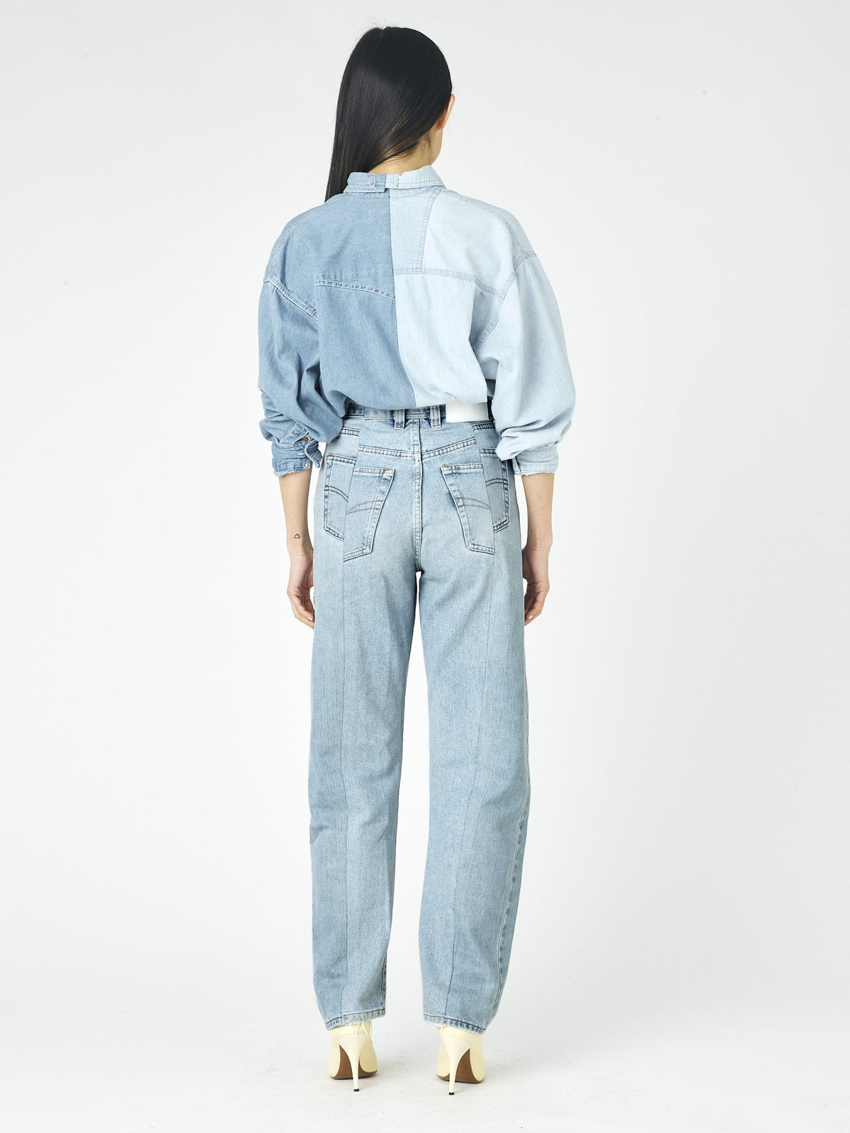 Light Blue Match Boyfriend Jean - E.L.V. Denim