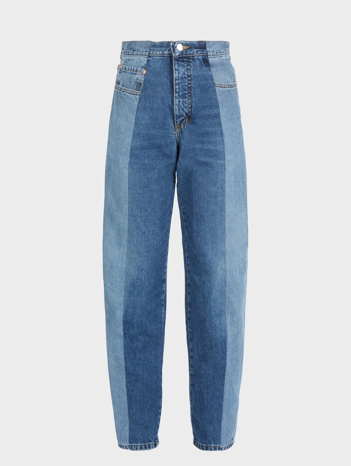 Light Mid Blue Contrast Boyfriend Jean - E.L.V. Denim