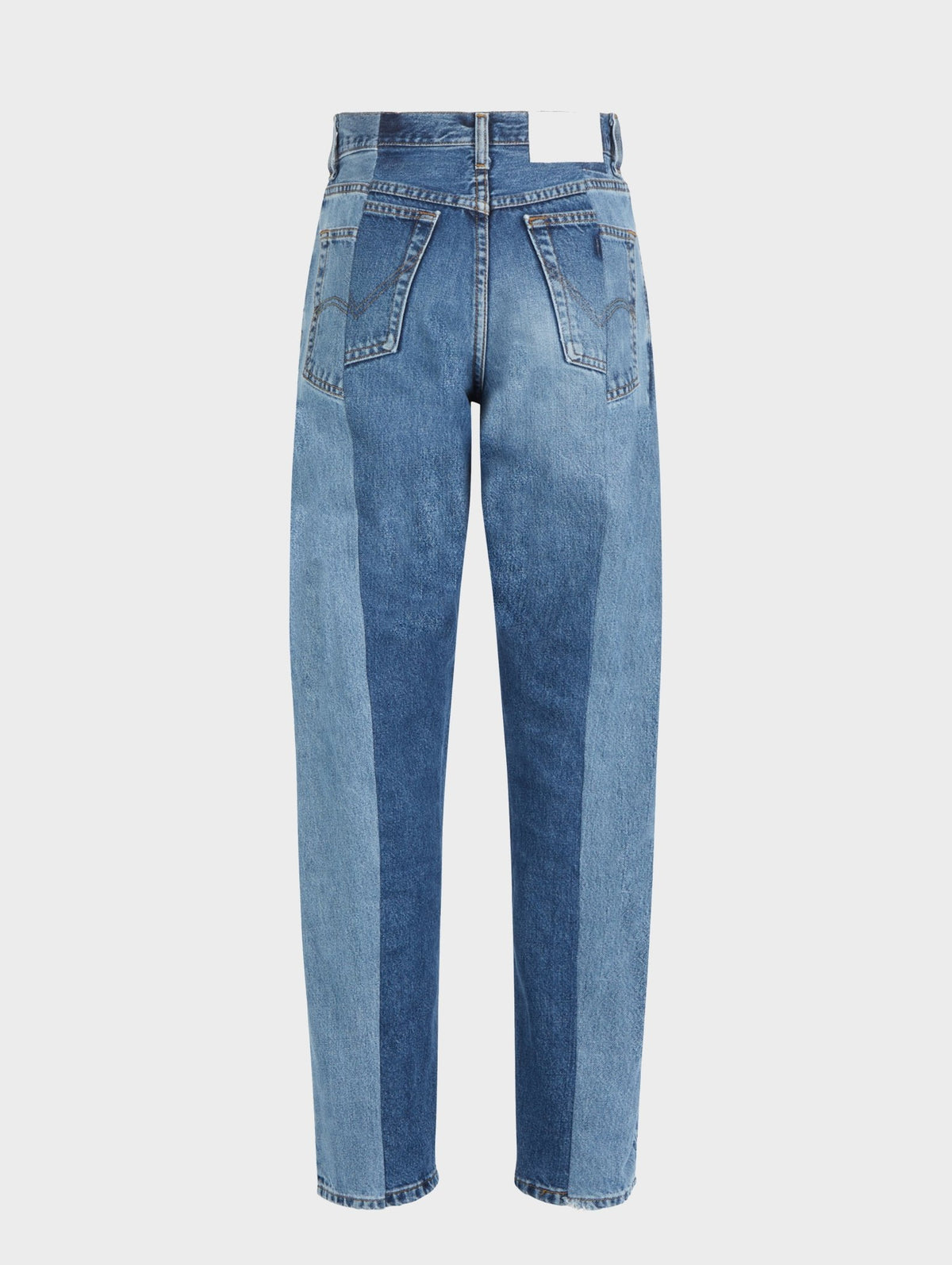Light Mid Blue Contrast Boyfriend Jean - E.L.V. Denim