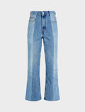 Light Mid Blue Contrast Flare Jean - E.L.V. Denim