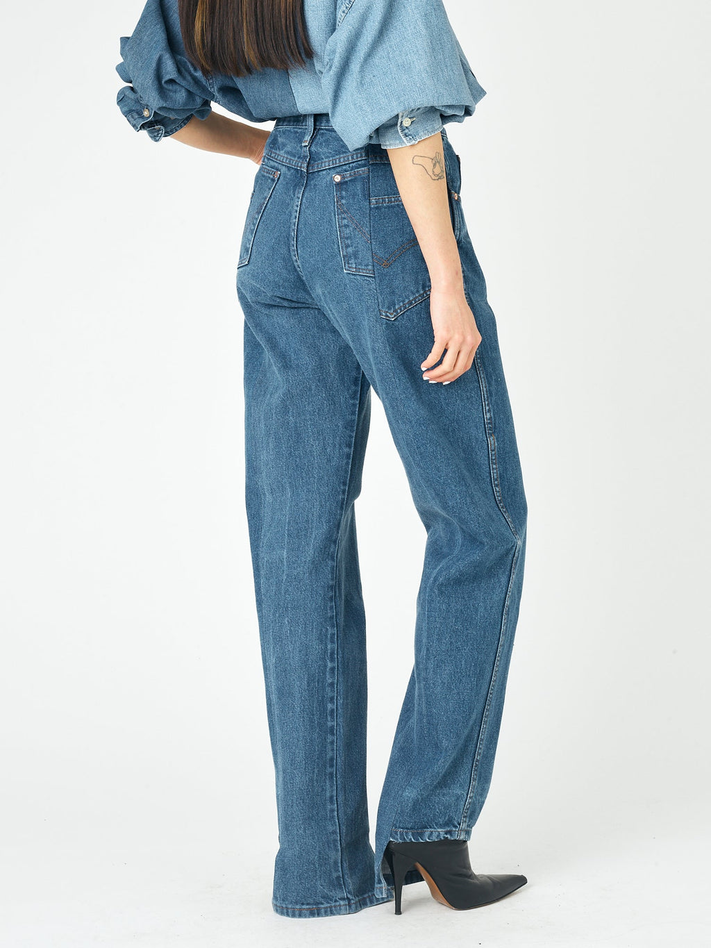 Mid Blue Match Boyfriend Jean - E.L.V. Denim