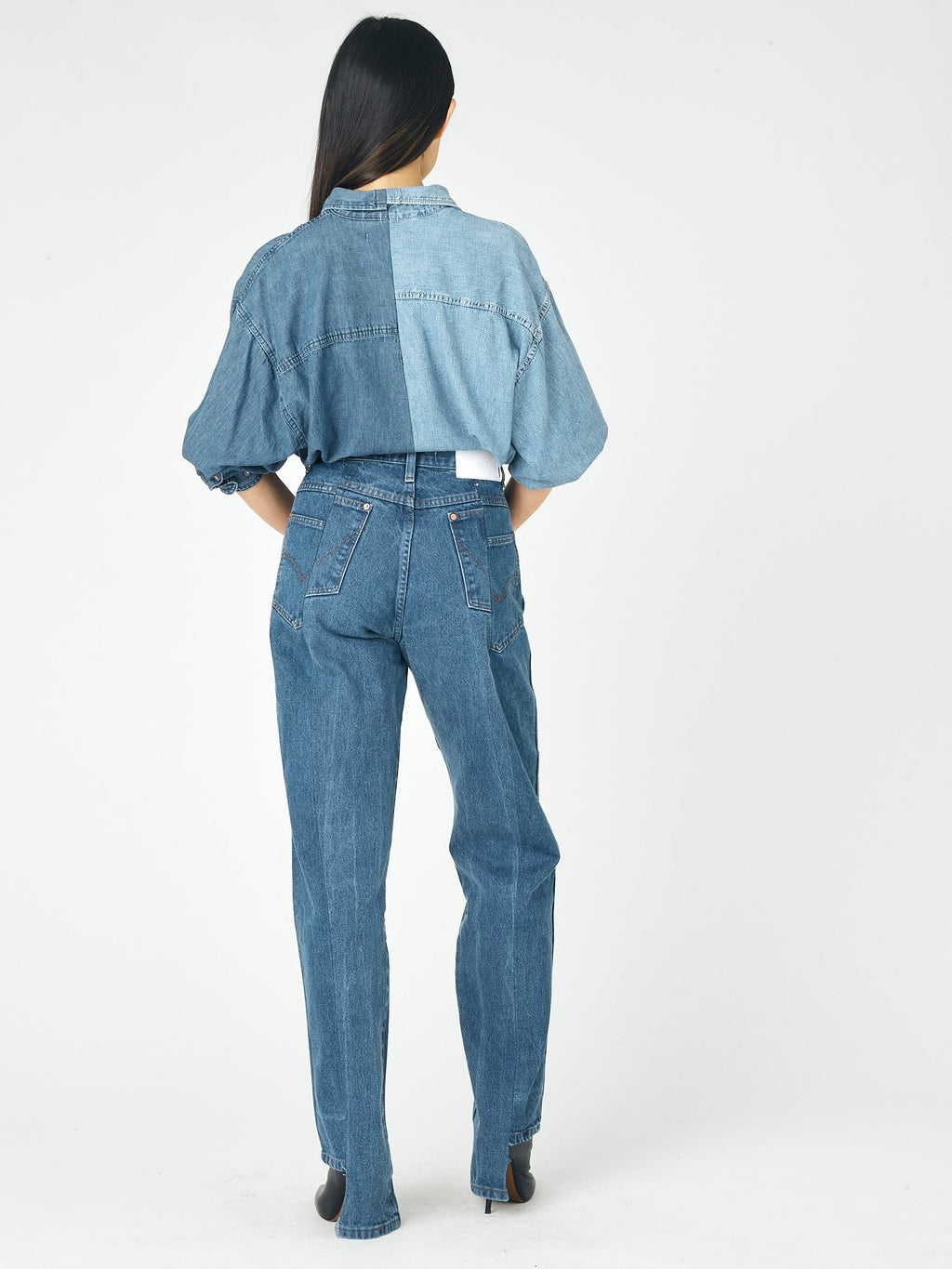 Mid Blue Match Boyfriend Jean - E.L.V. Denim