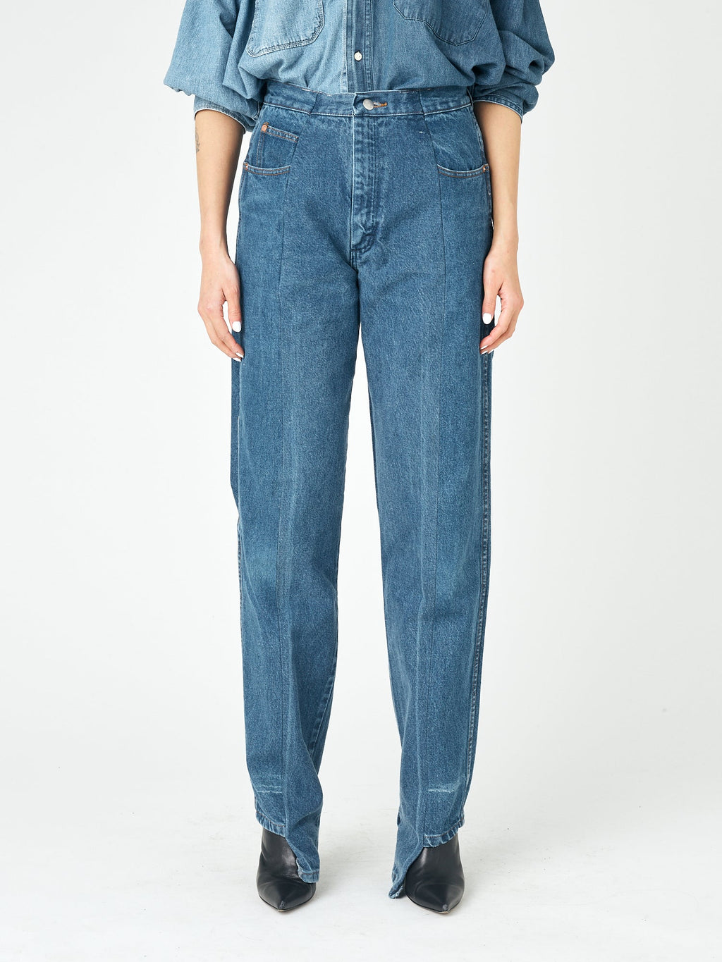 Mid Blue Match Boyfriend Jean - E.L.V. Denim