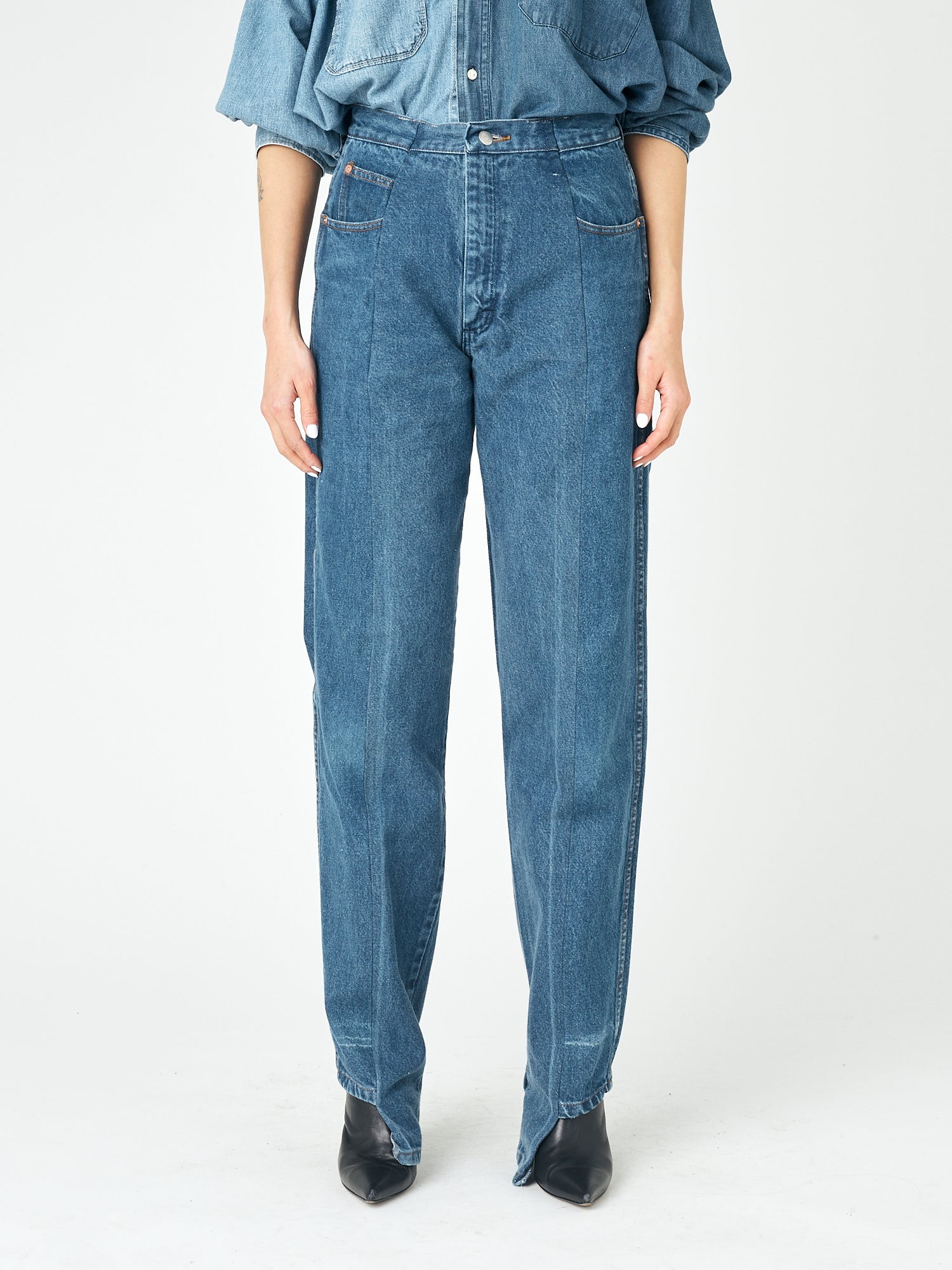 Mid Blue Match Boyfriend Jean - E.L.V. Denim