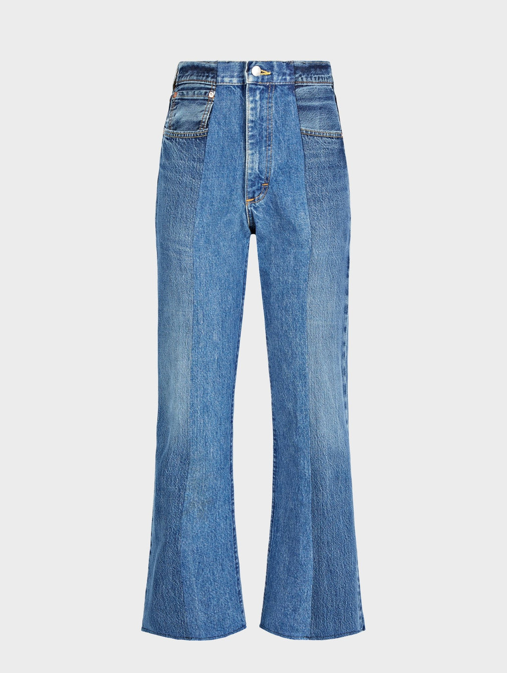 Mid Blue Match Flare Jean - E.L.V. Denim