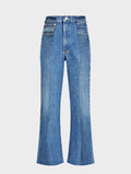 Mid Blue Match Flare Jean - E.L.V. Denim