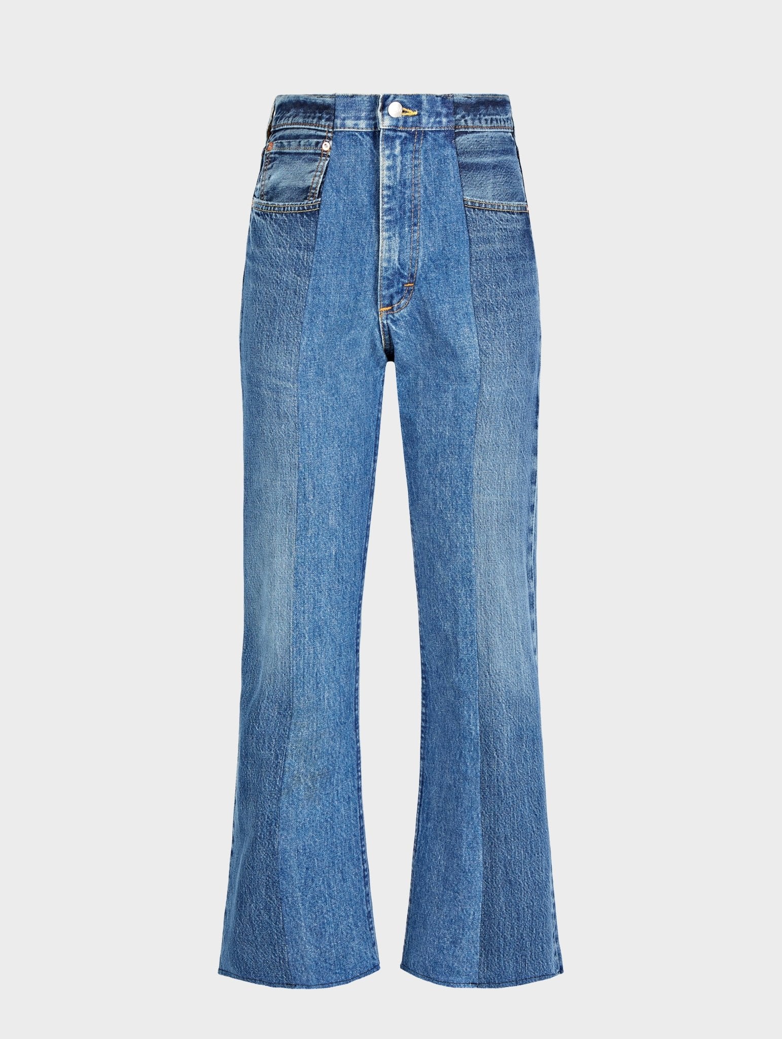 Mid Blue Match Flare Jean - E.L.V. Denim