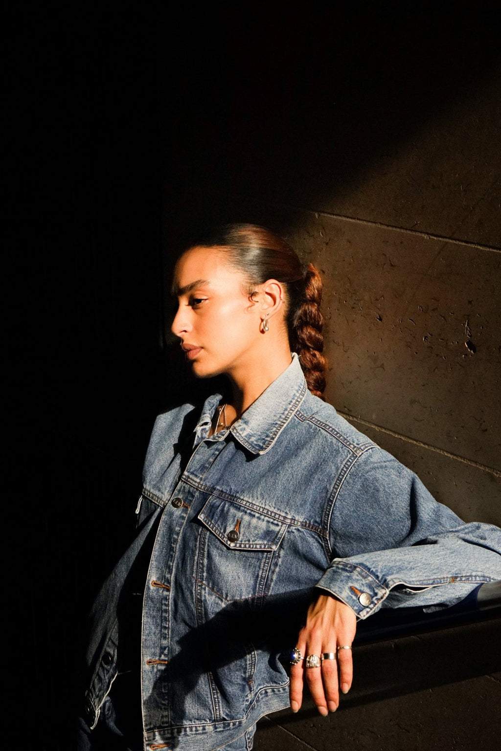 Mid Blue Match Jacket - E.L.V. Denim