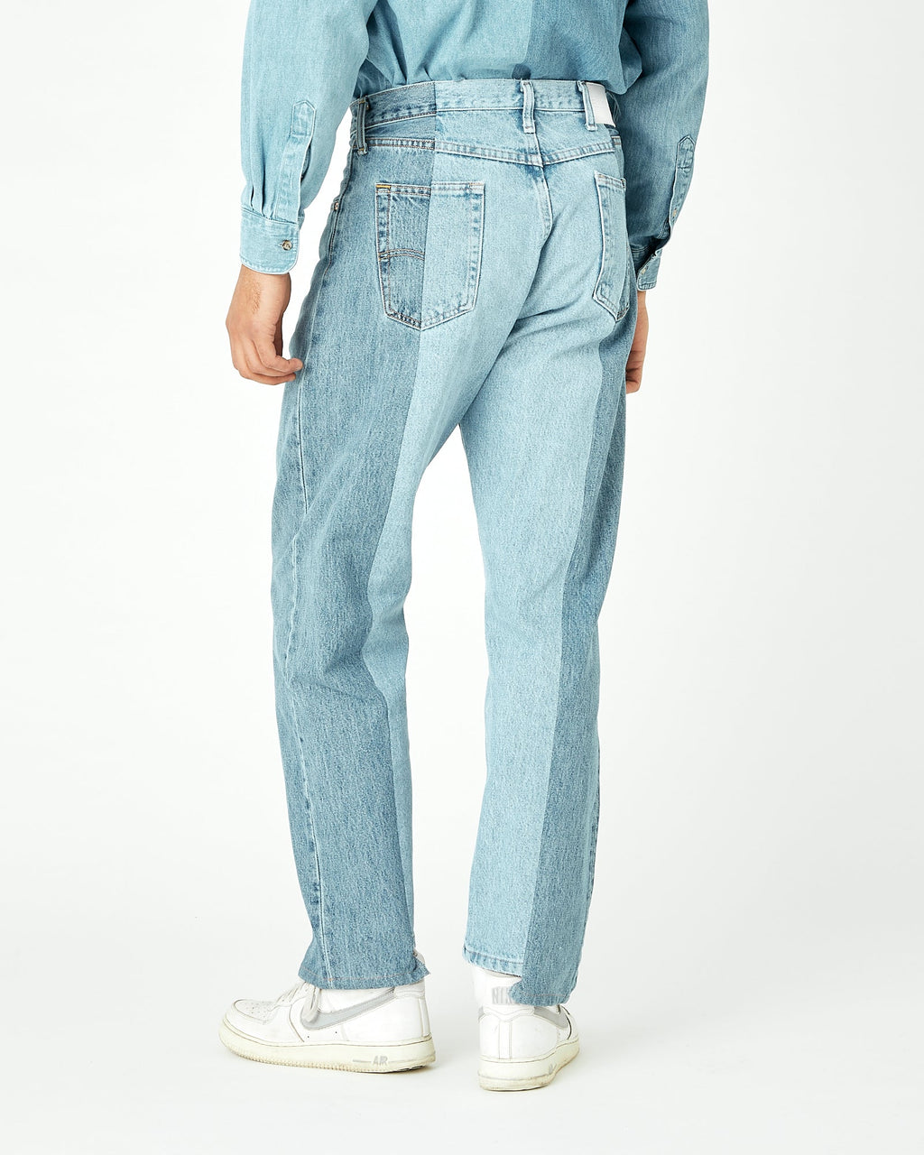 Mid Light Blue Contrast Garçon Jean - E.L.V. Denim