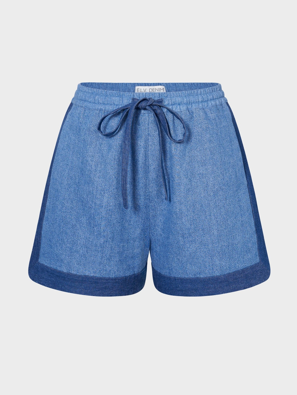 The Mid Dark Blue Denim Missy Short - E.L.V. Denim